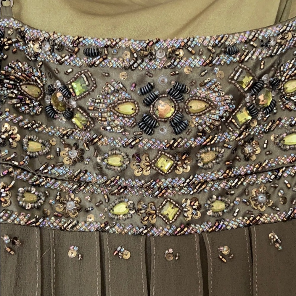 Olive Beaded Dress - Sue Wong Nocturne - Picture 7 of 11